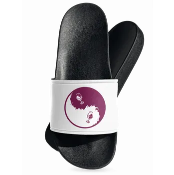 Pánské pantofle Bastard Jin Jang víno pantofle White