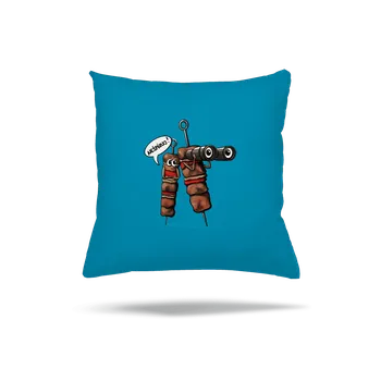 Polštář Bastard Nešpízuj polštář Blue Turquoise