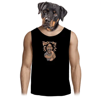 Pánské tílko Bastard Rock and roll pánské tílko Black