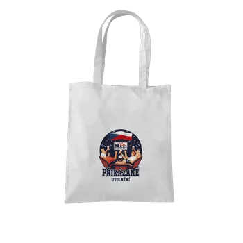 Nákupní taška Bastard Přikázané uvolnění taška White