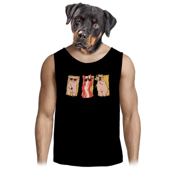 Pánské tílko Bastard Opalovačka pánské tílko Black