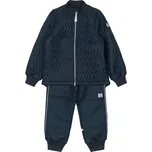 Dětský termo set do deště Duvet s fleecovou podšívkou Mikk-Line - Blue Nights Velikost: 80