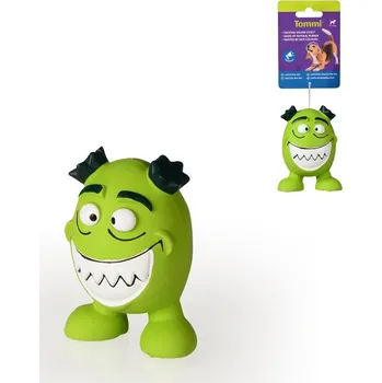 Hračka pro psa Příšerka vajíčko zelená - latex 10 cm