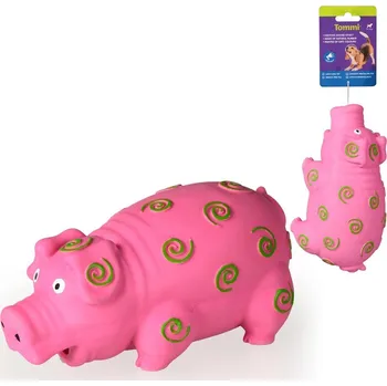 Hračka pro psa Prase růžové - latex 22 cm