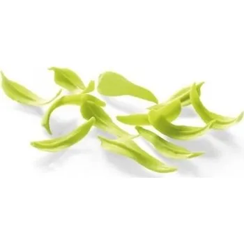 Čokoláda Vrbové listy citron ozdoba z bílé čokolády 40g