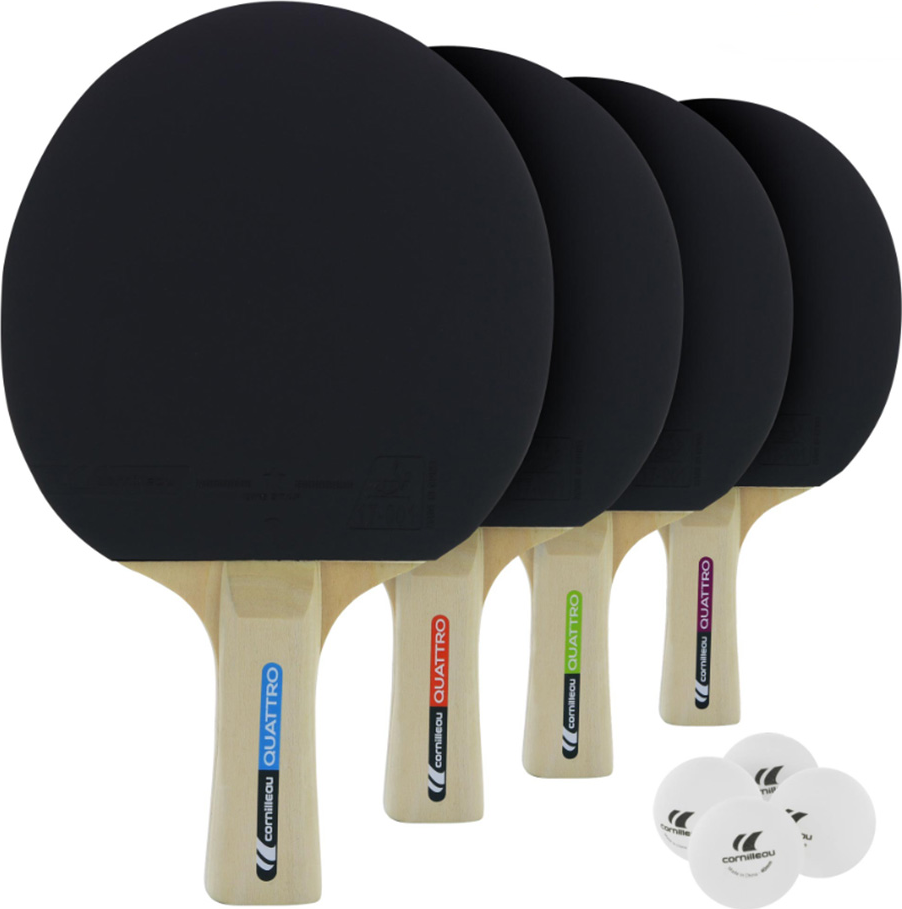 CORNILLEAU; SPORT Pack Quattro (4R.+4B.)