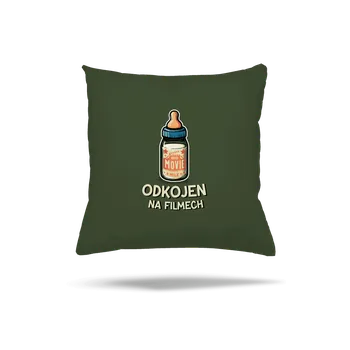 Polštář Bastard Odkojen na filmech polštář Olive Green