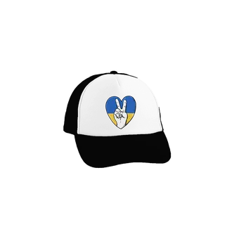 Kšiltovka Bastard Ukrajina - Mír kšiltovka truckerka Black cap