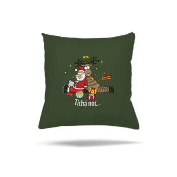 Polštář Bastard Tichá noc polštář Olive Green