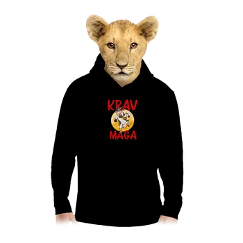 Chlapecká mikina Bastard Krav Maga dětská mikina klokanka Black