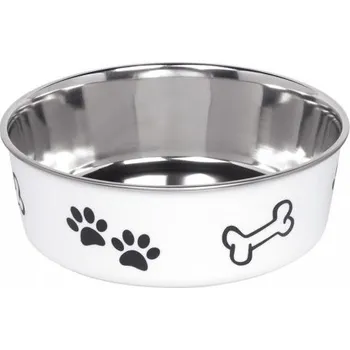 Miska pro psa Nobby Nobby Fusion nerez miska s plast. opláštěním bílá 500 ml