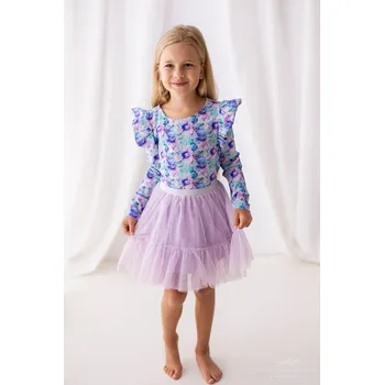Dívčí tričko Lily Grey dívčí halenka květovaná velikost: 104