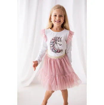 Lily Grey dívčí halenka s jednorožcem velikost: 122