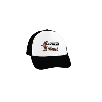Kšiltovka Bastard Valentýn v pravěku kšiltovka truckerka Black cap