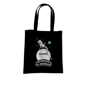 Nákupní taška Bastard Introvert na dovolené taška Black