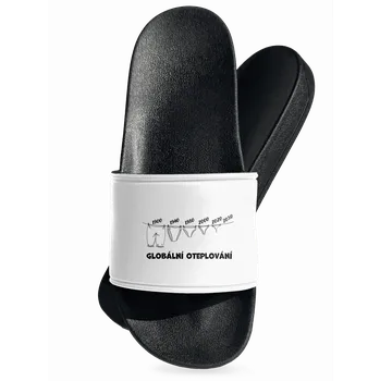 Pánské pantofle Bastard Globální oteplování pantofle White