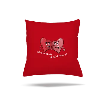 Polštář Bastard Srdíčka polštář Red