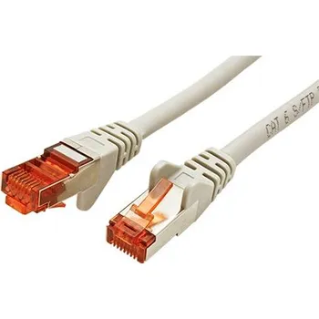 Síťový kabel goobay S/FTP patchkabel kat. 6, LSOH, 0,5m, šedý (50885) - 21.92.1330
