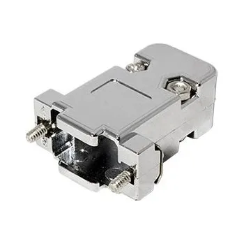 Elektrický konektor Plastový kryt konektoru D9 / D15HD, metalizovaný, krátké šrouby (ckm9) - 12.98.4006