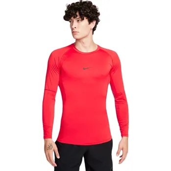 Pánské tričko Kompresní oblečení Nike Pro Dri-FIT Tight Long-Sleeve Fitness Top - university red/black Červený (M)