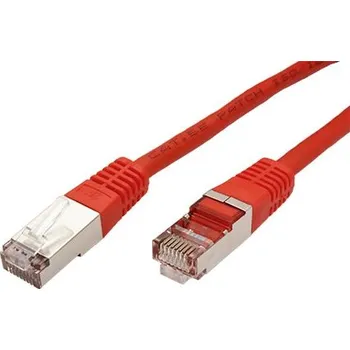 Síťový kabel ROLINE S/FTP patchkabel kat. 5e, 0,5m, červený - 21.15.0381