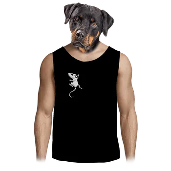 Pánské tílko Bastard Myšák pánské tílko Black