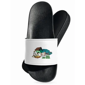 Pánské pantofle Bastard Kostky jsou vrženy pantofle White