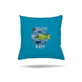 Polštář Bastard Vánoční kapr polštář Blue Turquoise