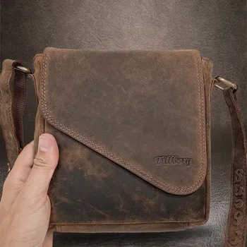 Úžasná patina hnědé kůže, dokonalá menší crossbody taška Bez personalizace - individuální přání řešíme po domluvě.