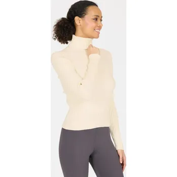 Dámská mikina Dámský rolák Athlecia Jelina velikost 38 whisper white