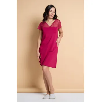 Dámská noční košile Triola Aurora Noční košile Karmínová S