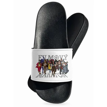 Pánské pantofle Bastard Filmový maraton pantofle White