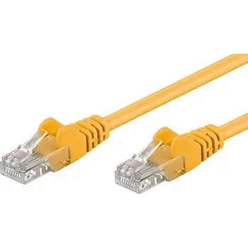 Síťový kabel goobay UTP patchkabel kat. 5e, 1,5m, žlutý (95556) - 21.92.0492