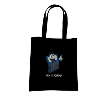 Nákupní taška Bastard Jsem vypočítavá taška Black