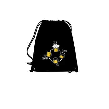 Sportovní vak Bastard Pivní hodiny vak Black