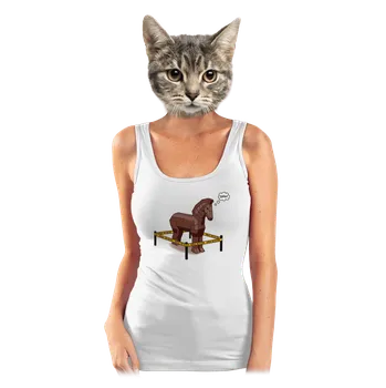 Bastard Trojský kůň dámské tílko klasické White