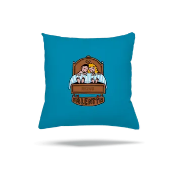Polštář Bastard Bezva Válentýn polštář Blue Turquoise