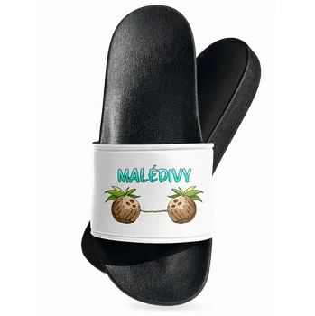 Pánské pantofle Bastard Malédivy pantofle White