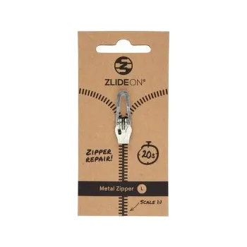 Pánské ponožky ZlideON Repair slider for metal zipper Silver šedá L