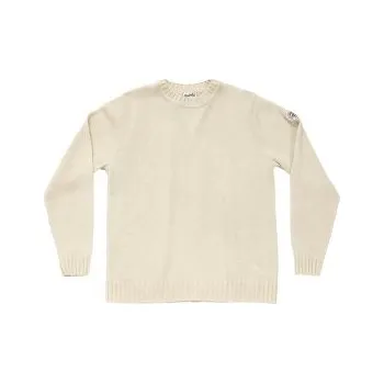 Pánský svetr Devold Nansen Refined Sweater 000A OFFWHITE bílá L