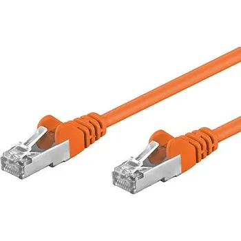 Počítačové příslušenství goobay FTP patchkabel kat. 5e, 0,5m, oranžový (93456) - 21.92.1127