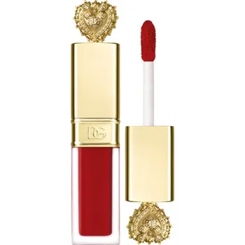 Přípravek na rty Dolce&Gabbana Flawless Everkiss Liquid Lip Mini matná tekutá rtěnka odstín 405 Devotion - Perfect Vibrant Red 3 ml