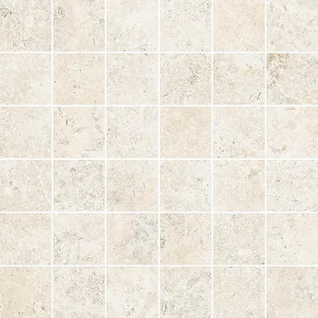 Landstone Mosaico 5x5 Raw White - dlaždice mozaika 30x30 krémová LST885N
