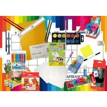 Set školních potřeb Balíček pro 1. třídu - ECONOMY - chlapec pravák