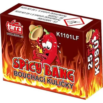 Zábavní pyrotechnika BOUCHACÍ KULIČKY SPICY BANG - 25 ks 4/40/25