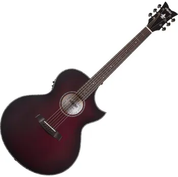 Elektroakustická kytara Schecter Orleans Stage Acoustic Vampyre Red Burst Satin Elektroakustická kytara Jumbo