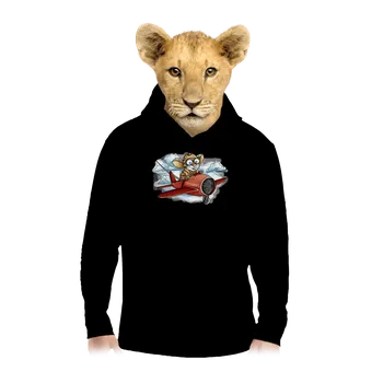 Chlapecká mikina Bastard Tryskomyš dětská mikina klokanka Black