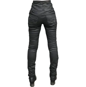 Moto kalhoty Dámské kevlarové moto kalhoty OVERLAP EVY NIGHT JEANS černé 2H62889599
