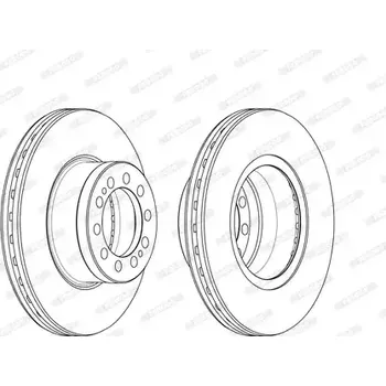 Auto-moto FERODO Brzdový kotouč PREMIER - 430 mm FE FCR372A