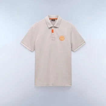 Pánské tričko Pánská Polokošile NAPAPIJRI E-CLANIS SS NP0A4ID3N1P1 – Béžová M